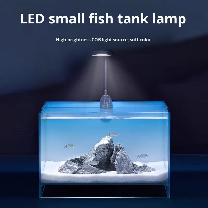 Ultra White Glass Mini Goldfish Aquarium
