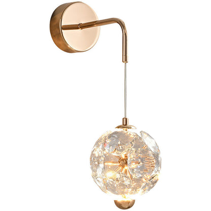 Luxury Crystal Stainless Steel Wall Lamps