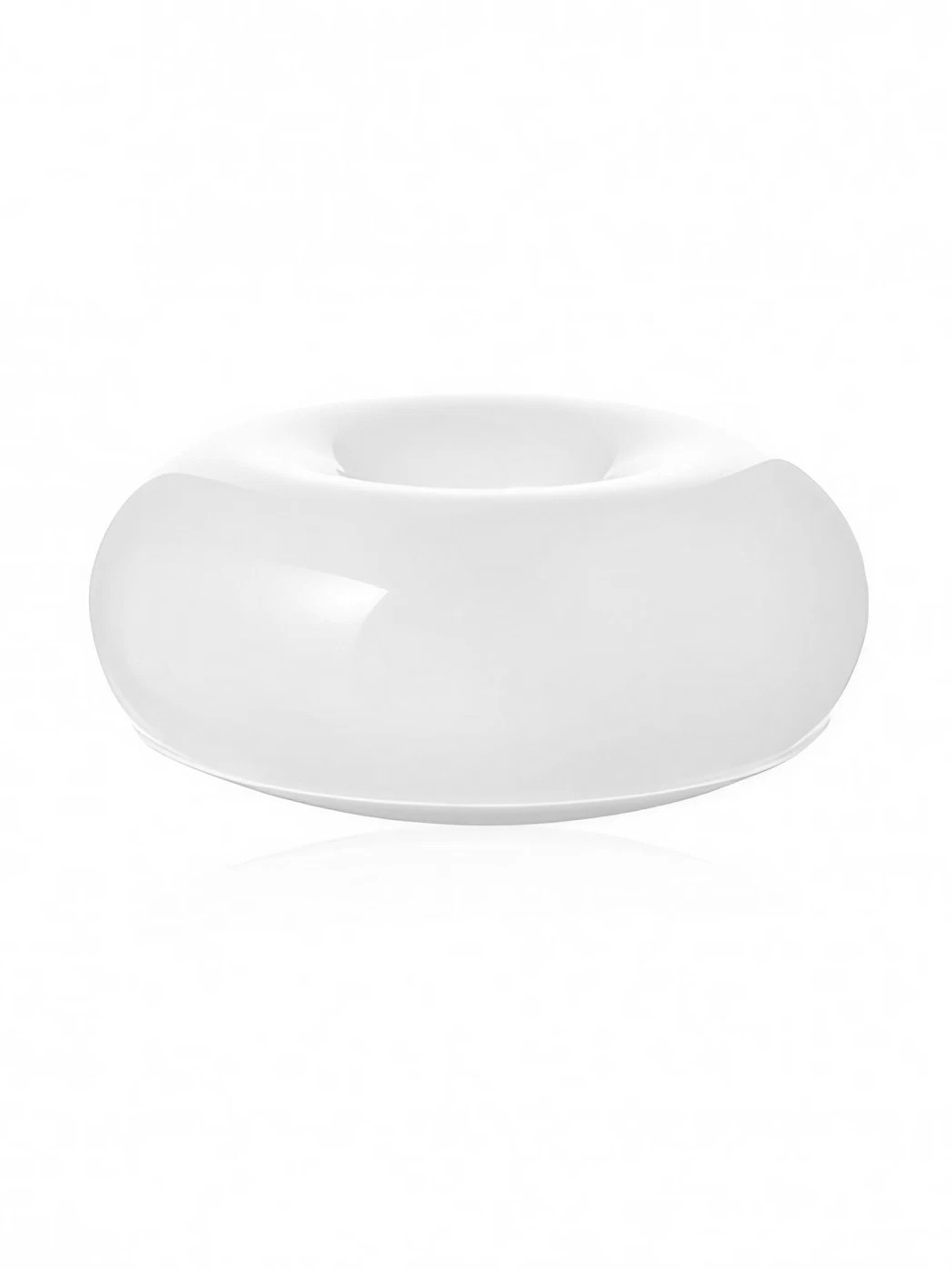 Bauhaus White Round Warm Light Wall Lamp