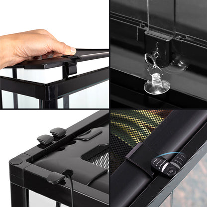 Large 269Gal Glass Reptile Terrarium