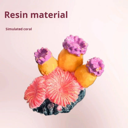 Resin Coral Starfish Aquarium Ornament