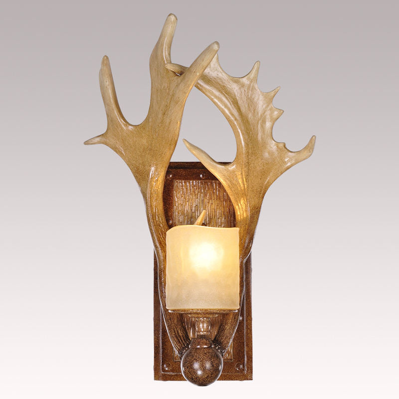 American Industrial Resin Wall Lamp