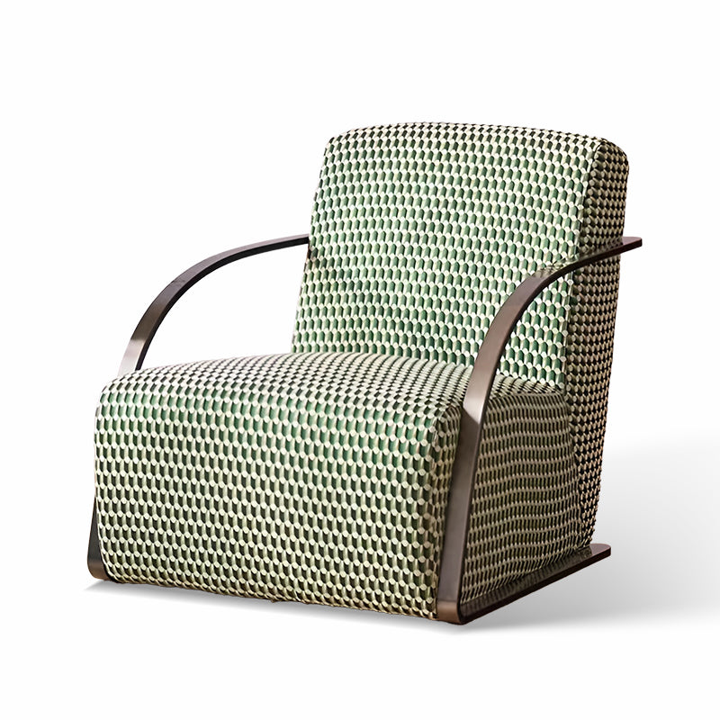 Comfortable Armchair Houndstooth Single Sofa