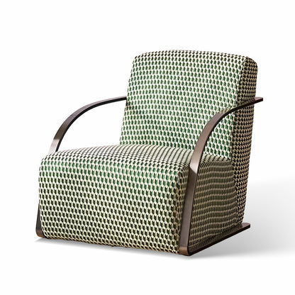 Comfortable Armchair Houndstooth Single Sofa