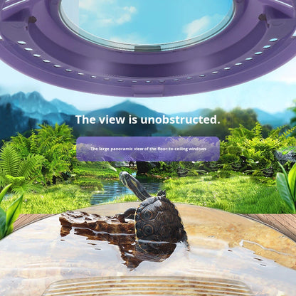 Portable Plastic Kids Turtle Tank With Lid