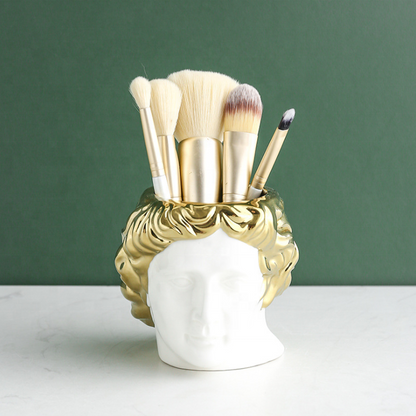 David Head Shape Succulents Figure Statue Flower Pot