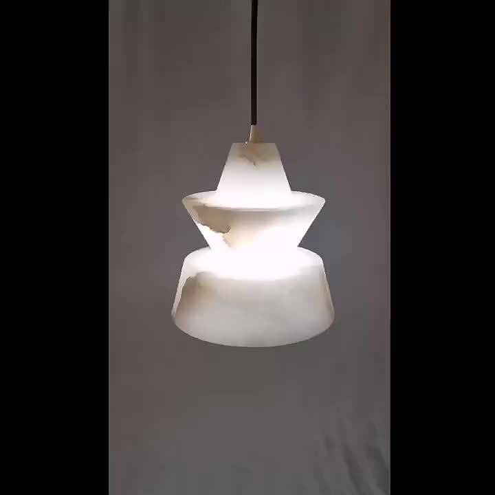 Home Decor Marble Alabaster Pendant Light