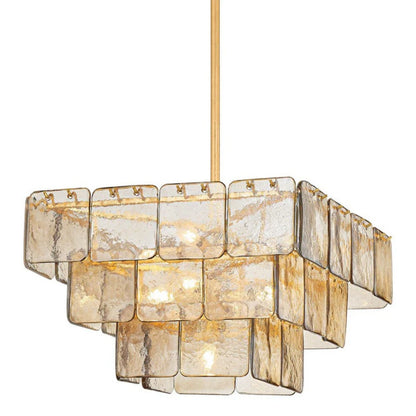 Hotel Restaurant Champagne Gold Chandelier