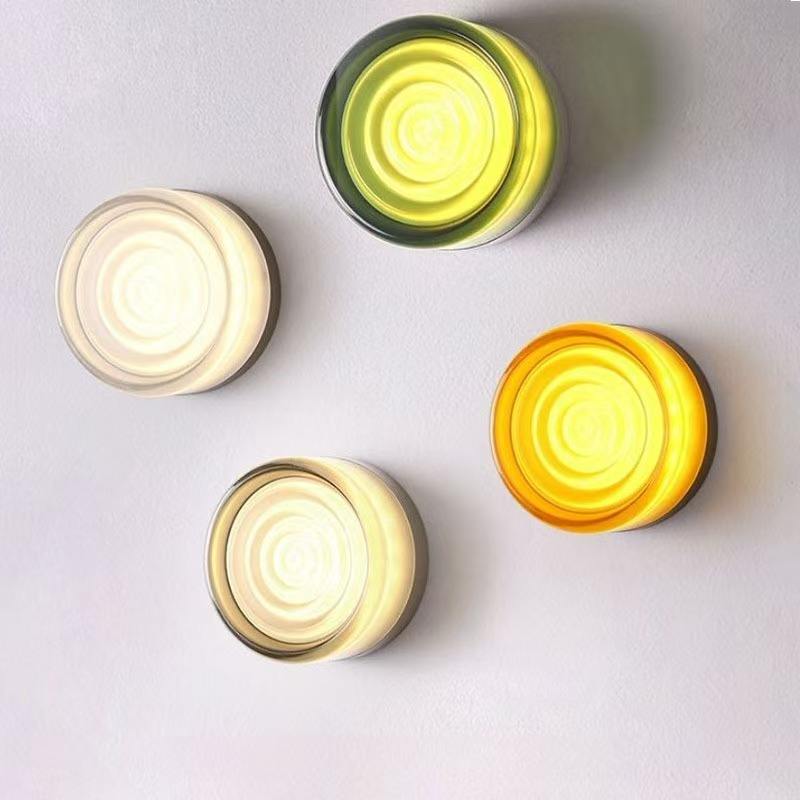 Modern LED Acrylic Round Wall Lamp