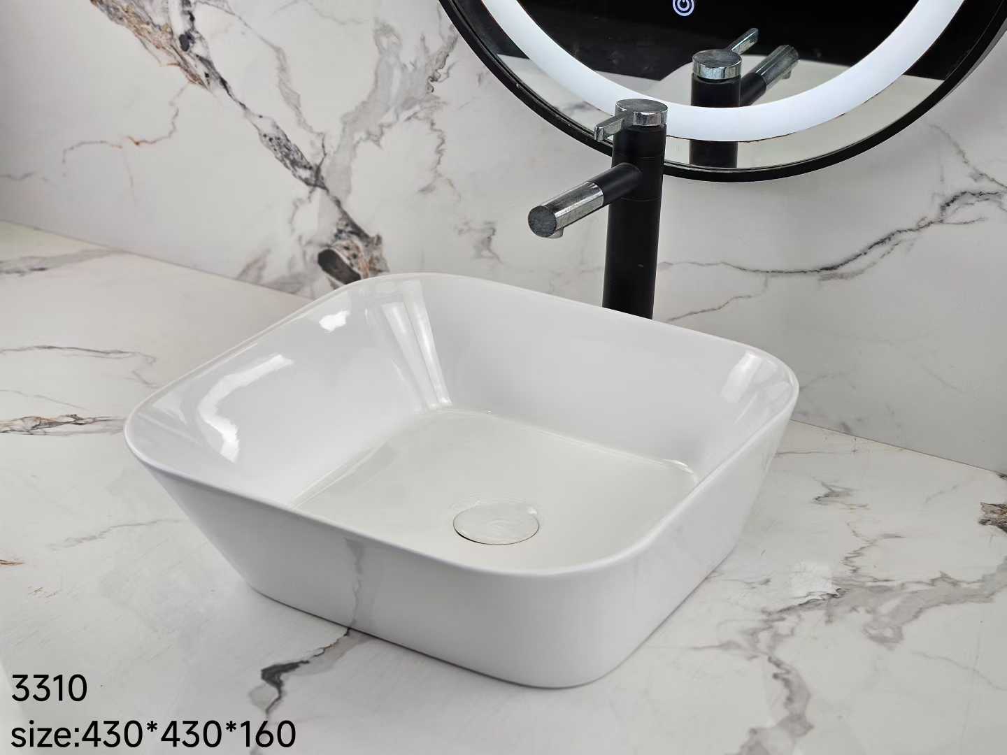 Classic White Ceramic Basin