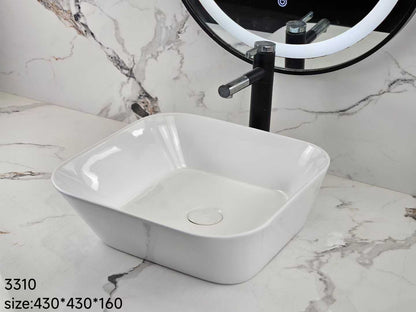 Classic White Ceramic Basin