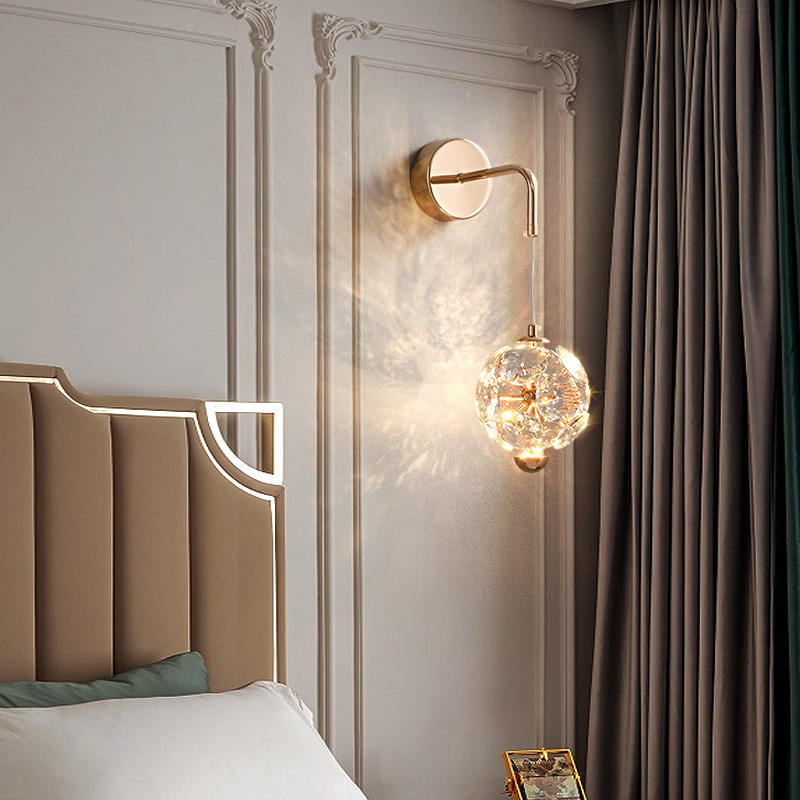 Luxury Crystal Stainless Steel Wall Lamps