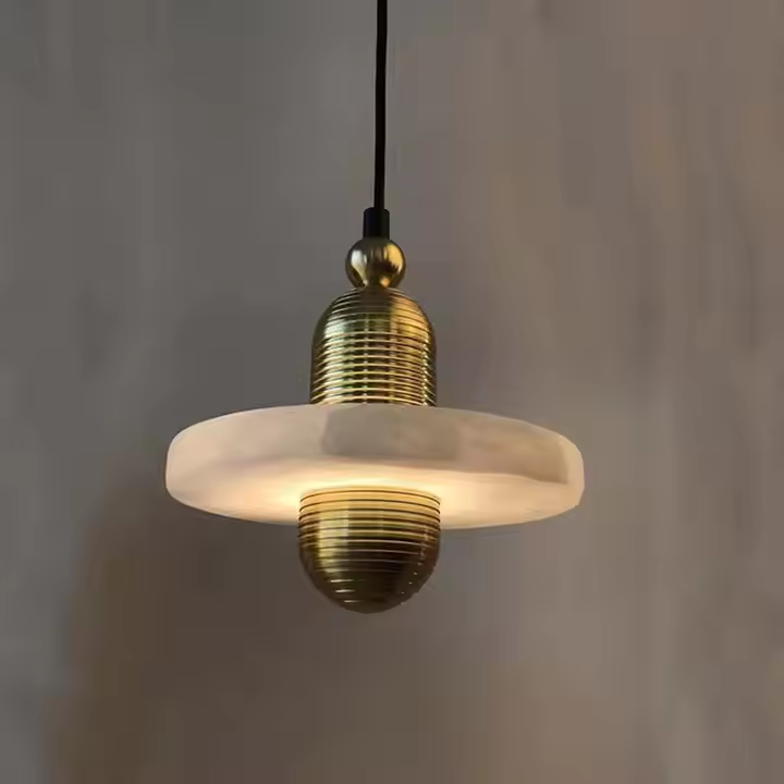 Natural Alabaster Chandelier