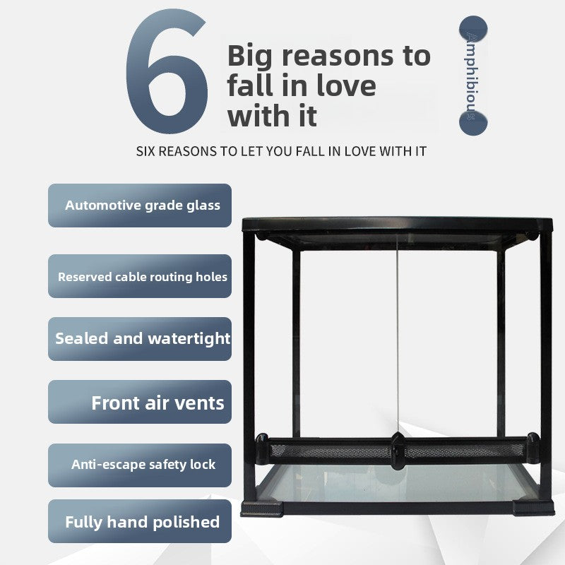 All-edge Covered Rainforest Pet Breeding Tank