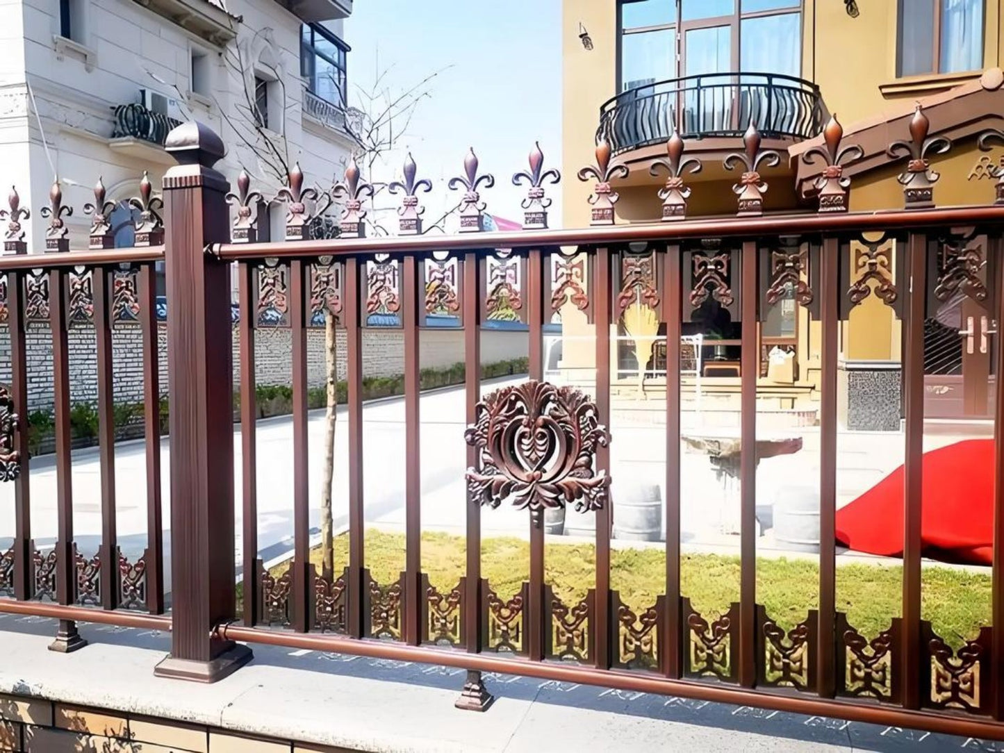 Premium Ornamental Rust-Resistant Iron Garden Fence