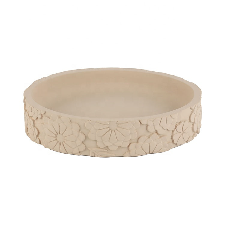 Классический цветочный узор, набор аксессуаров для ванной комнаты