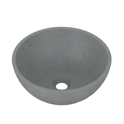 Above Counter Grey Cement Sink