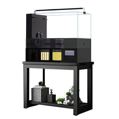 Vertical Ultra White Glass Goldfish Tank