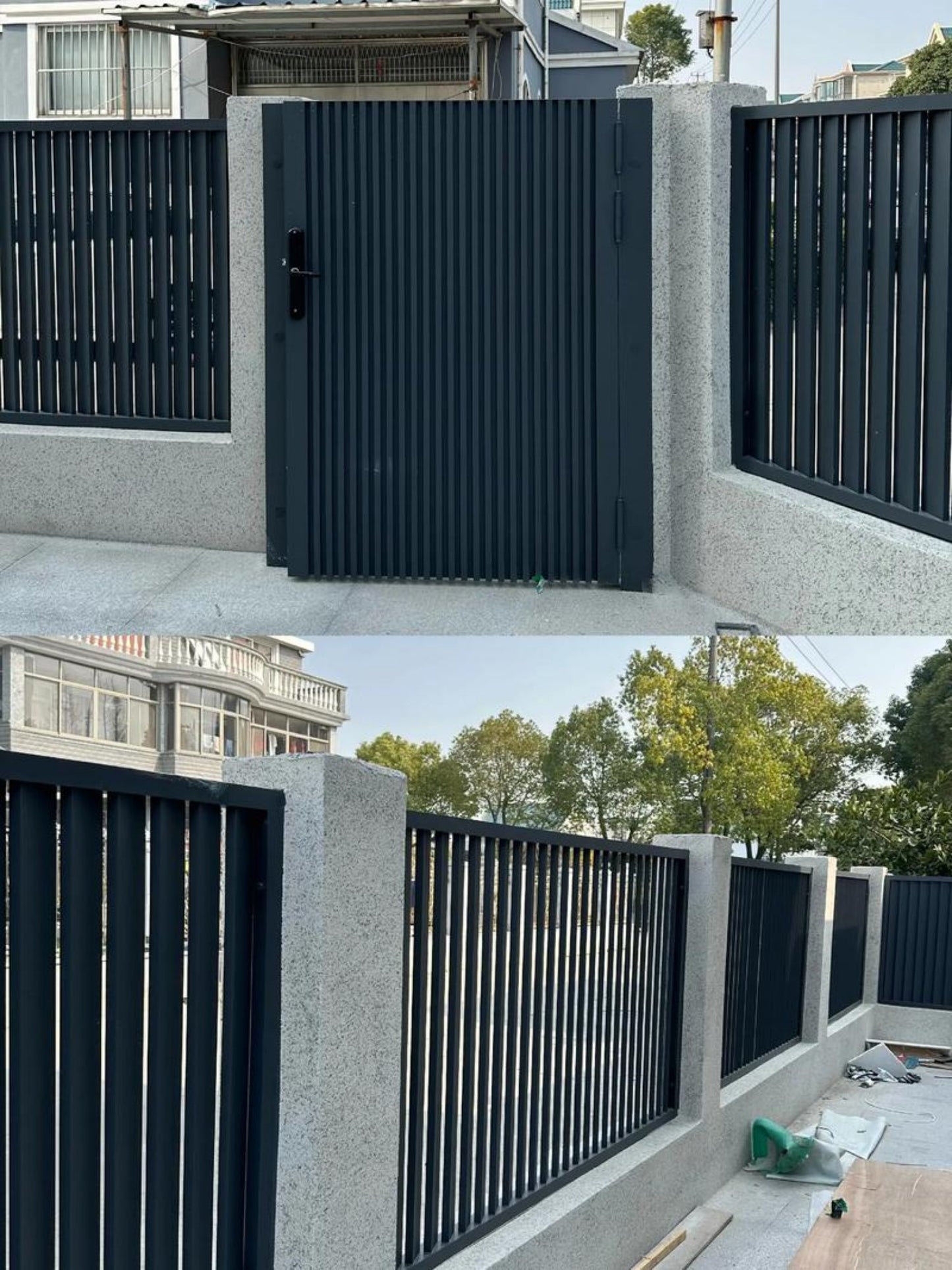 Industrial Style Rustproof Stainless Steel Garden Fence
