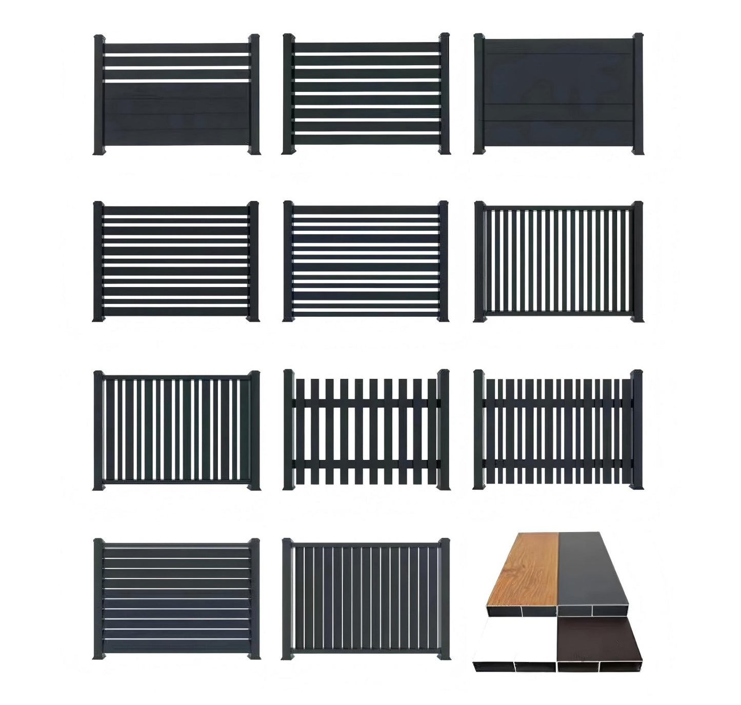 Elegant Durable Home Stainless Steel Garden Fence