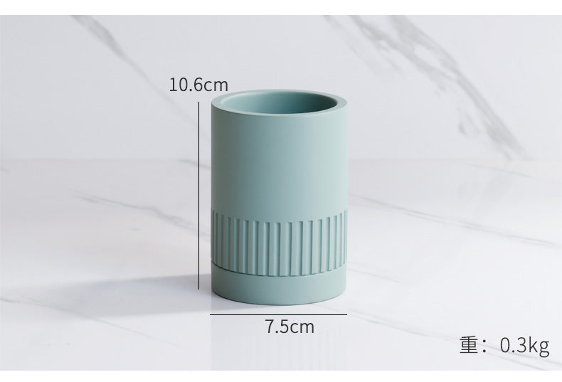 Красочные аксессуары для ванной из полирезины - 4 шт.