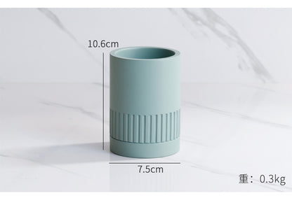 Красочные аксессуары для ванной из полирезины - 4 шт.