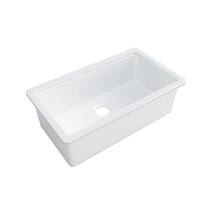 Rectangular Fireclay Farmhouse Sink