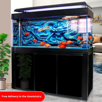Floor-standing Ultra-clear Glass Aquarium