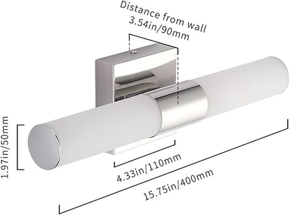 Silver Acrylic Aluminum LED Wall Lamp