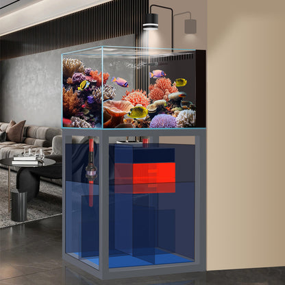 Ultra White Glass Saltwater Coral Aquarium