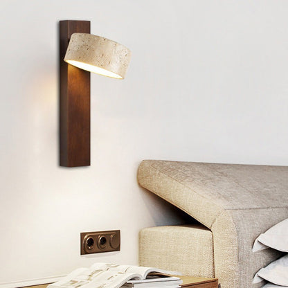 Wabi-Sabi Cavity Stone LED Wall Lamp