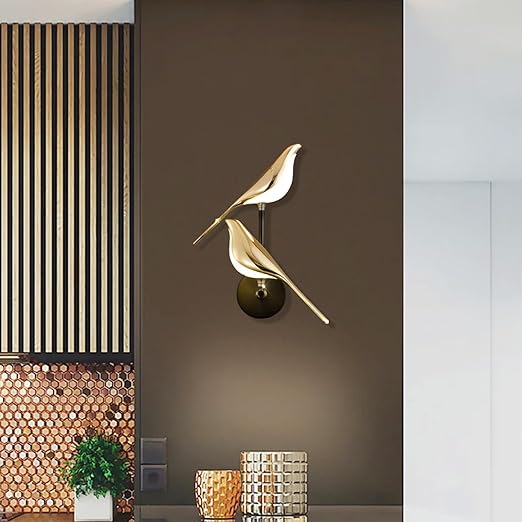 Nordic Retro Copper LED Wall Lamp