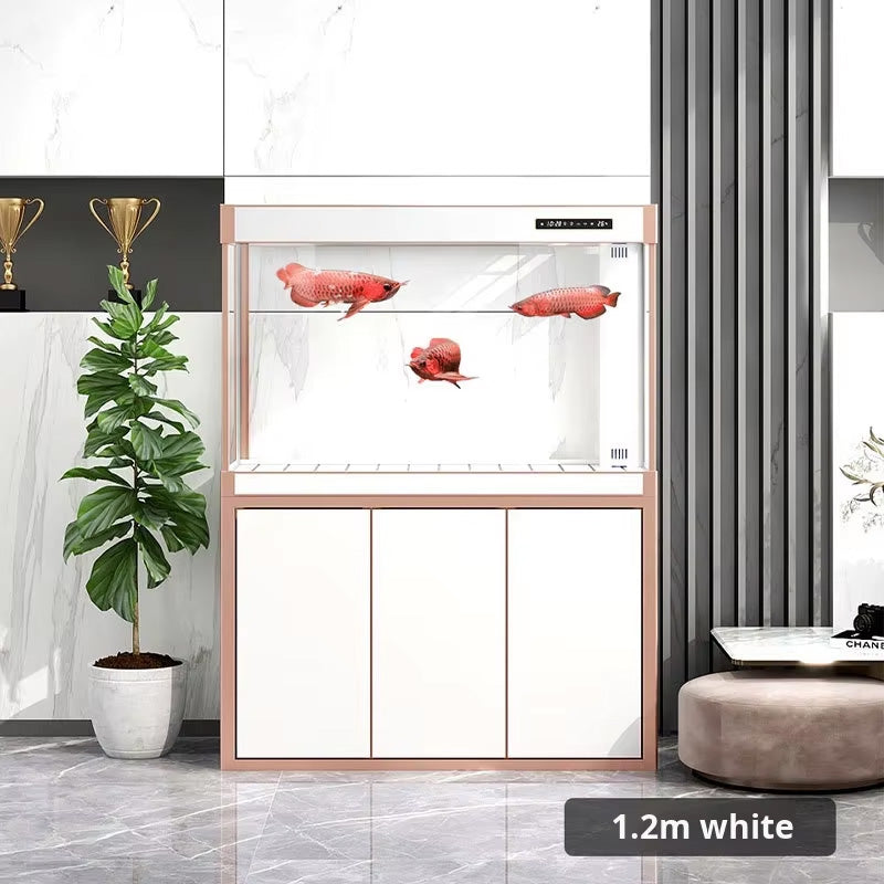 Smart Aluminum Alloy Ultra White Glass Fish Tank