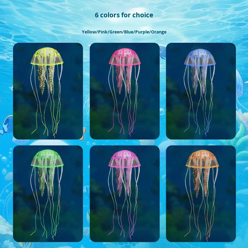 Realistic 5cm Silicone Floating Jellyfish