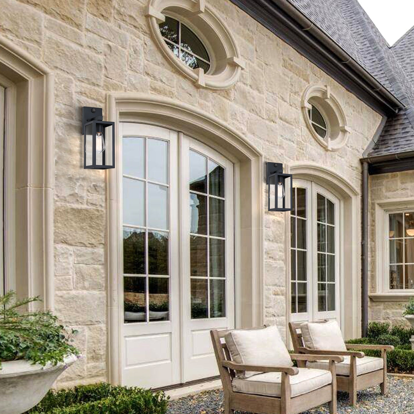 Vintage Iron Outdoor Wall Light