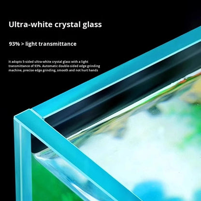 Smart Ultra-clear Glass Square Fish Tank