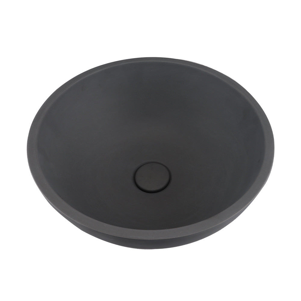 Above Counter Grey Cement Sink