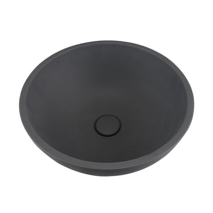 Above Counter Grey Cement Sink