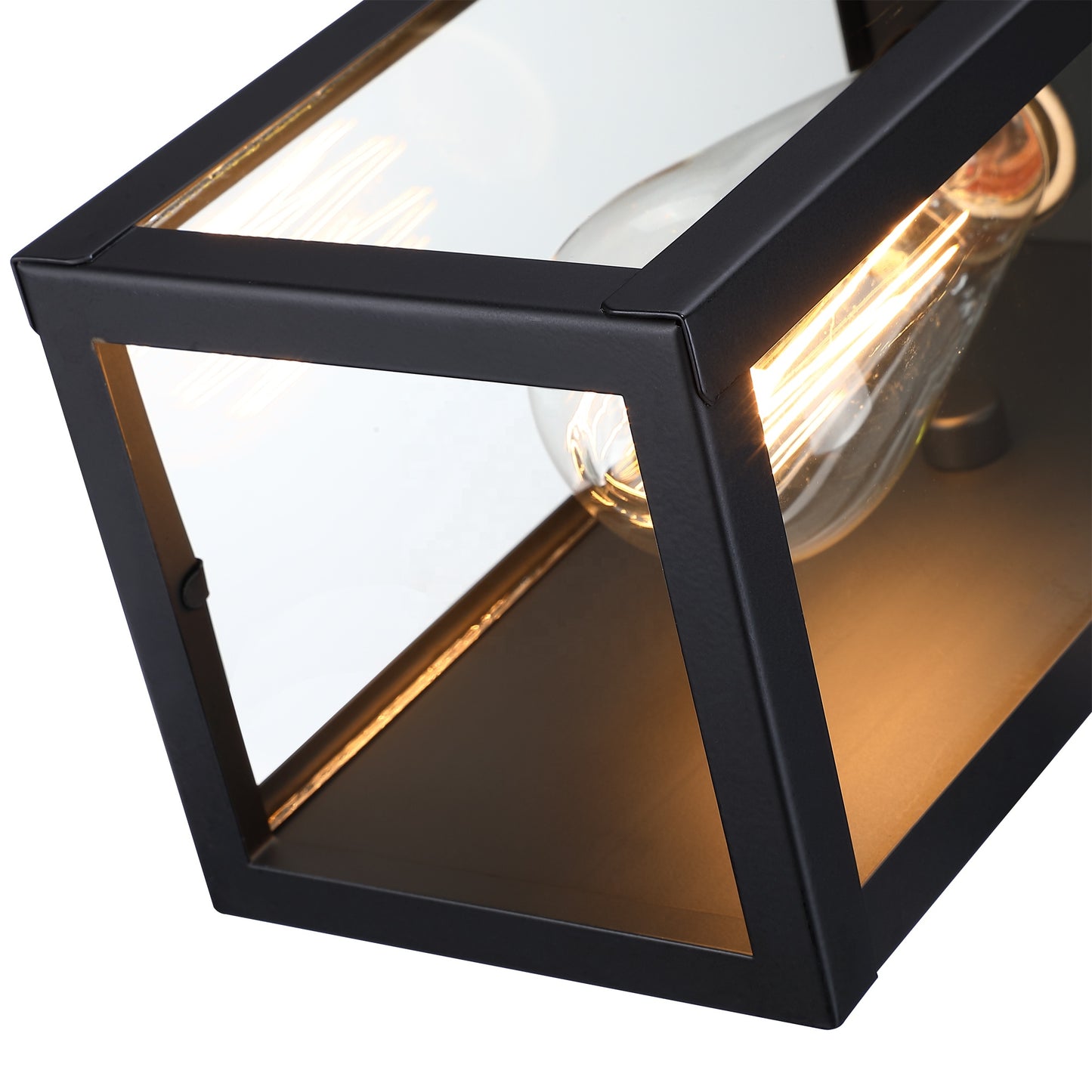 Black Iron Outdoor Wall Sconce