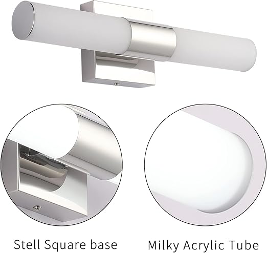 Silver Acrylic Aluminum LED Wall Lamp