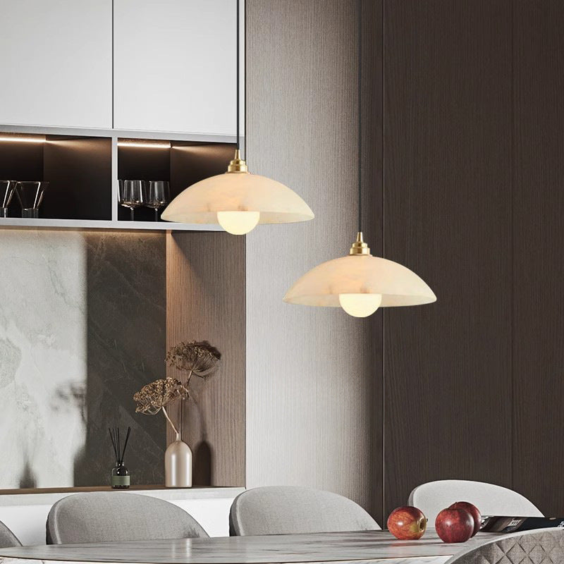 Modern Alabaster Chandelier