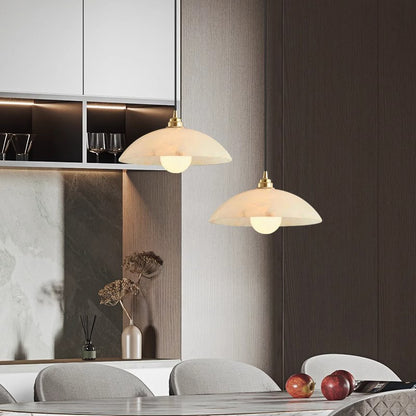 Modern Alabaster Chandelier
