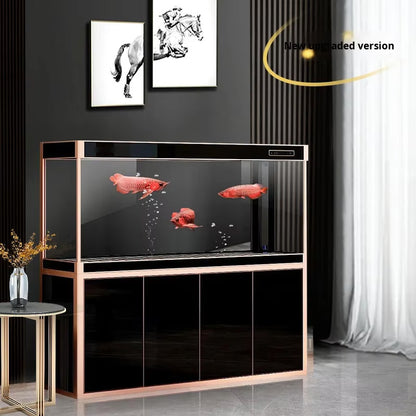 Smart Aluminum Alloy Ultra White Glass Fish Tank