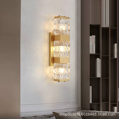 Gold Crystal Luxury LED Wall Lamp