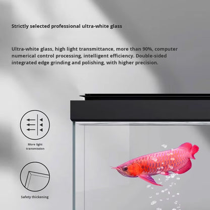 Modern Ultra White Aluminum Alloy Fish Tank