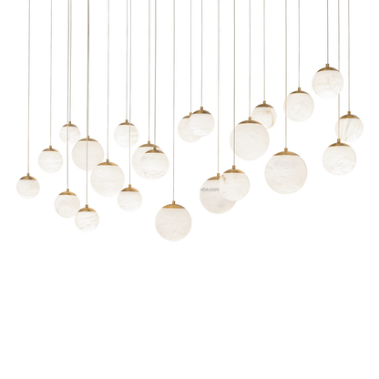 Handcrafted Alabaster Chandelier