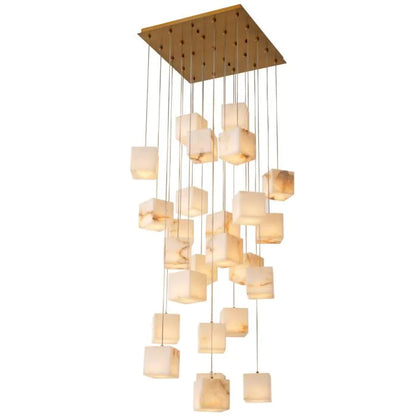 Alabaster Pendant Lamp for Coffee Shop