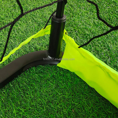 Portable Soccer Goal with Durable Net & Metal Base