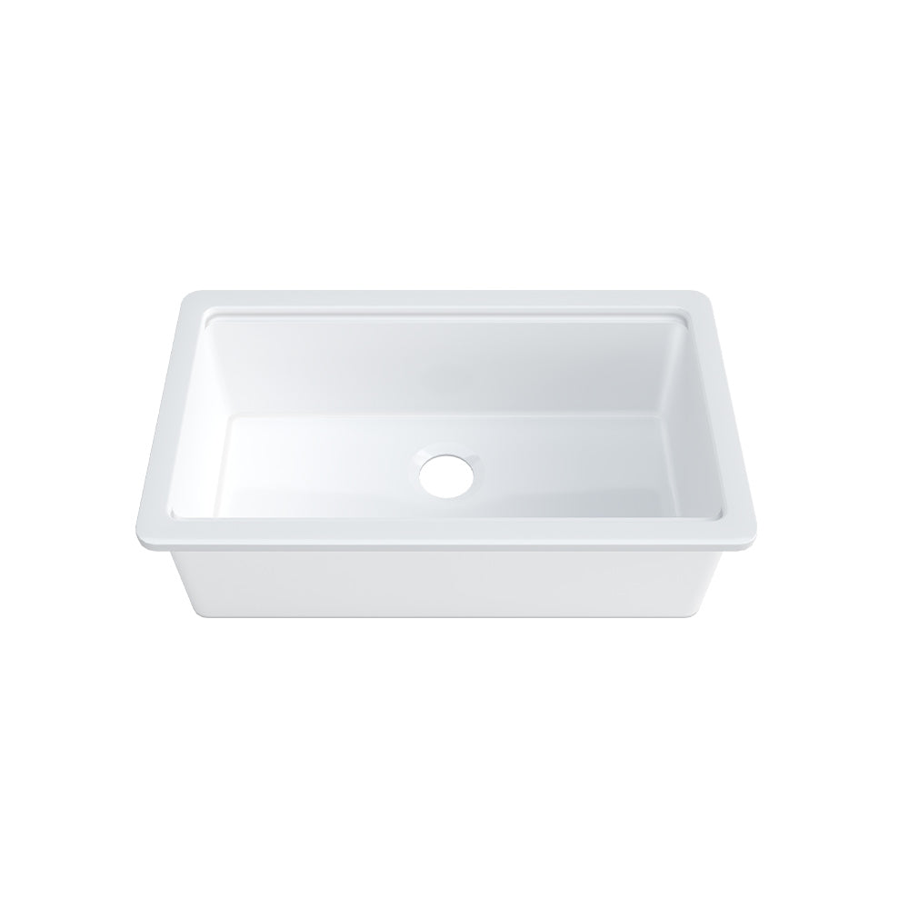 Rectangular Fireclay Farmhouse Sink