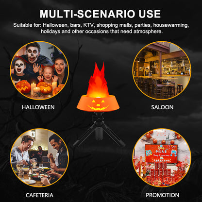 HZ-K02 Simulation Pumpkin Flame Lamp (Rechargeable)